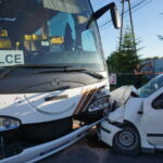 06.06.2015. Wypadek z udziałem autobusu PKS w Domaszowicach / Kamil Król / Radio Kielce