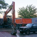 06.06.2015. Awaria wodociągu na ulicy Klonowej w Kielcach / Kamil Król / Radio Kielce