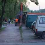 06.06.2015. Awaria wodociągu na ulicy Klonowej w Kielcach / Kamil Król / Radio Kielce