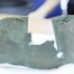 15.06.2015 Kielce. GDDKiA diadem znaleziony podczas prac przygotowawczych w Brzegach / Stanisław Blinstrub / Radio Kielce