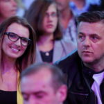 27.06.2015. Sabat Czarownic. Przewodnicząca Rady Miejskiej w Kielcach Joanna Winiarska wraz z mężem / Kamil Król / Radio Kielce