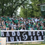 Pierwszy mecz barażowy o awans do II ligi: Radomiak Radom - Wisła Sandomierz. Fani gospodarzy / Kamil Król / Radio Kielce