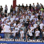 Rewanżowy mecz barażowy o awans do II ligi: Wisła Sandomierz - Radomiak Radom. Kibice gospodarzy / Kamil Król / Radio Kielce