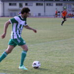 Rewanżowy mecz barażowy o awans do II ligi: Wisła Sandomierz - Radomiak Radom. Strzelec drugiego gola dla gości Leandro / Kamil Król / Radio Kielce