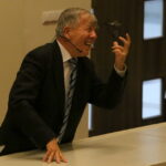 10.06.2015. Wykład prof. Jana Miodka "Język polski po 1989 roku" na UJK w Kielcach / Kamil Król / Radio Kielce