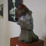 10.06.2015. "Adam Myjak Rzeźba" - wystawa w bibliotece uniwersyteckiej UJK / Kamil Król / Radio Kielce