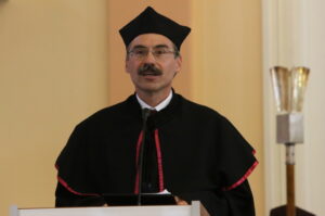 Uroczystość nadania tytułu Doktora Honoris Causa prof. Andrzejowi Markowskiemu przez Senat UJK w Kielcach / Kamil Król / Radio Kielce