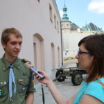 14.06.2015. Kieleccy harcerze spotkali się przed lipcowym wyjazdem do Japonii na zlot skautów / Kamil Król / Radio Kielce