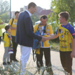 2.6.2015 Kielce. Feta Vive Tauron Kielce po Final4. Zbiórka przy Hali Legionów. / Wojciech Habdas / Radio Kielce