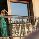 2.6.2015 Kielce. Feta Vive Tauron Kielce po Final4. Na Rynek zawodnicy przejechali zabytkowym piętrowym autobusem. / Wojciech Habdas / Radio Kielce