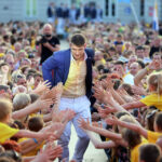 2.6.2015 Kielce. Feta na Rynku - Vive Tauron Kielce po Final4. / Wojciech Habdas / Radio Kielce