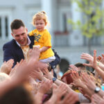 2.6.2015 Kielce. Feta na Rynku - Vive Tauron Kielce po Final4. / Wojciech Habdas / Radio Kielce