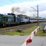 25.6.2015 Zagnańsk. W nocy w Zagnańsk wykoleił się podciąg towarowy. / Wojciech Habdas / Radio Kielce