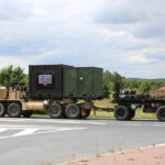 25.6.2015 Miedziana Góra. Kolumna amerykańskiej armii w świętokrzyskiem / Wojciech Habdas / Radio Kielce