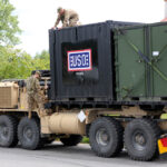 25.6.2015 Miedziana Góra. Kolumna amerykańskiej armii w świętokrzyskiem / Wojciech Habdas / Radio Kielce