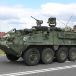 25.6.2015 Miedziana Góra. Kolumna amerykańskiej armii w świętokrzyskiem / Wojciech Habdas / Radio Kielce