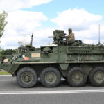 25.6.2015 Miedziana Góra. Kolumna amerykańskiej armii w świętokrzyskiem / Wojciech Habdas / Radio Kielce