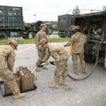 25.6.2015 Miedziana Góra. Kolumna amerykańskiej armii w świętokrzyskiem / Wojciech Habdas / Radio Kielce