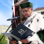 3.6.2015 Kielce. Jubileusz 50-lecia Politechniki Świętokrzyskiej. Uroczyste posiedzenie senatu uczelni połączone z odsłonięciem posągu Stanisława Staszica. / Wojciech Habdas / Radio Kielce