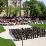 3.6.2015 Kielce. Uroczysta przysięga elewów przed Pałacem Biskupim / Wojciech Habdas / Radio Kielce