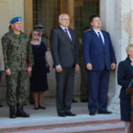 3.6.2015 Kielce. Uroczysta przysięga elewów przed Pałacem Biskupim / Wojciech Habdas / Radio Kielce
