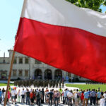 3.6.2015 Kielce. Uroczysta przysięga elewów przed Pałacem Biskupim / Wojciech Habdas / Radio Kielce