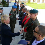 3.6.2015 Kielce. Uroczysta przysięga elewów przed Pałacem Biskupim / Wojciech Habdas / Radio Kielce