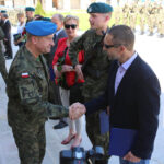 3.6.2015 Kielce. Uroczysta przysięga elewów przed Pałacem Biskupim / Wojciech Habdas / Radio Kielce