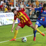 5.6.2015 Kielce. 37. kolejka T-Mobile Ekstraklasy: Korona Kielce- Podbeskidzie Bielsko-Biała / Wojciech Habdas / Radio Kielce