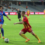 5.6.2015 Kielce. 37. kolejka T-Mobile Ekstraklasy: Korona Kielce- Podbeskidzie Bielsko-Biała / Wojciech Habdas / Radio Kielce