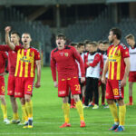 5.6.2015 Kielce. 37. kolejka T-Mobile Ekstraklasy: Korona Kielce- Podbeskidzie Bielsko-Biała / Wojciech Habdas / Radio Kielce