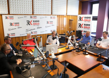 7.6.2015 Kielce. Studio Polityczne. / Wojciech Habdas / Radio Kielce