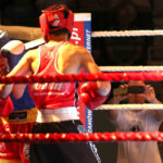 7.6.2015 Kielce. Mecz bokserski RUSHH Kielce - Olimp Lublin / Wojciech Habdas / Radio Kielce