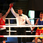 7.6.2015 Kielce. Mecz bokserski RUSHH Kielce - Olimp Lublin / Wojciech Habdas / Radio Kielce