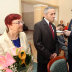 9.6.2015 Kielce. 23 pary małżeńskie z Kielc, które w tym roku obchodzą 50 rocznicę ślubu, spotkały się dziś w ratuszu. / Wojciech Habdas / Radio Kielce