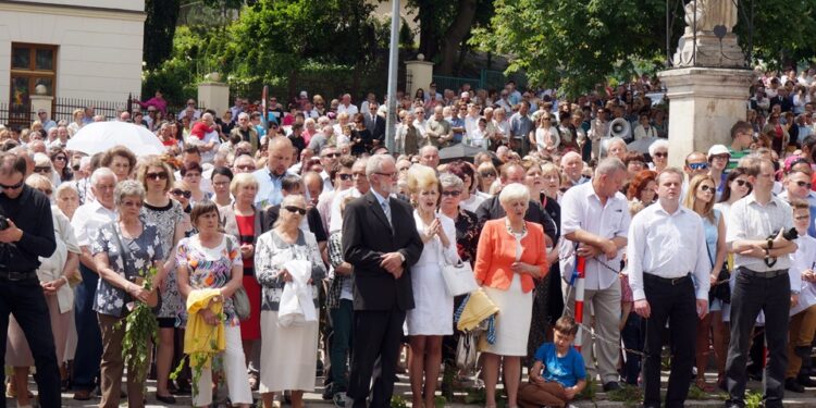 04.06.2014 Sandomierz. Procesja Bożego Ciała / Grażyna Szlęzak-Wójcik / Radio Kielce