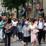 04.06.2015 Kielce. Procesja Bożego Ciała przeszła ulicami Kielc. / Stanisław Blinstrub / Radio Kielce