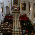 II Ogólnopolski Przegląd Chórów Akademickich. Święty Krzyż (5 lipca 2015 r.) / Piotr Michalski / Radio Kielce