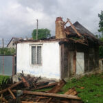 20.7.2015 Obice. Skutki gwałtownych burz z silnym wiatrem i opadami gradu w okolicach Obic. / Paweł Klepka / Radio Kielce