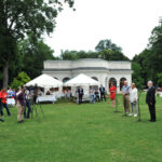 1.7.2015 Kurozwęki. W obronę bizonów z Kurozwęk włączyła się warszawska posłanka Prawa i Sprawiedliwości Małgorzata Gosiewska. / Radio Kielce