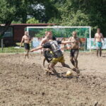 05.07.2015. Puchar Polski w piłce nożnej błotnej w Błotnowoli / Kamil Król / Radio Kielce