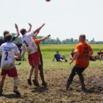 05.07.2015. Puchar Polski w piłce nożnej błotnej w Błotnowoli / Kamil Król / Radio Kielce