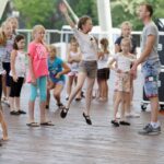 24.07.2015 Kielce. Festiwal Harcerski. Zaczęły się próby do koncertu galowego / Stanisław Blinstrub / Radio Kielce