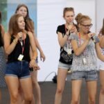 24.07.2015 Kielce. Festiwal Harcerski. Zaczęły się próby do koncertu galowego / Stanisław Blinstrub / Radio Kielce