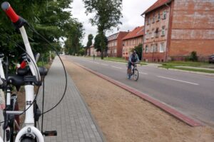 30.07.2015 Green Velo. Warmińsko-Mazurskie. Budowa szlaku Green Velo na odcinku od miejscowości Korsze do miejscowości Parys. / Krzysztof Żołądek / Radio Kielce