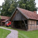 30.07.2015 Green Velo. Warmińsko-Mazurskie. Skansen przy Muzeum Sztuki Ludowej w Węgorzewie / Krzysztof Żołądek / Radio Kielce