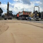 29.07.2015 Kielce. Ulica Pietraszki. Budowa ścieżki Green Velo. / Robert Felczak / Radio Kielce