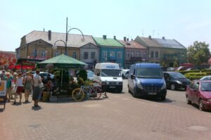 06.07.2015. Rynek w Jędrzejowie / Ewa Pociejowska-Gawęda / Radio Kielce