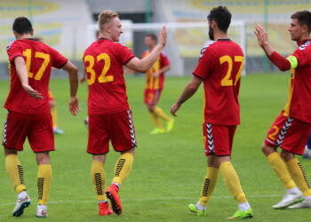 27.06.2015. Sparing Korona Kielce - Termalica Bruk-Bet Nieciecza / Kamil Król / Radio Kielce