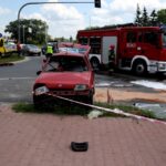 01.07.2015. Wypadek na skrzyżowaniu ulic Krakowskiej i Podklasztornej / Stanisław Blinstrub / Radio Kielce